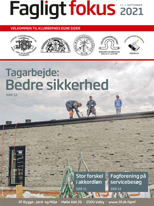 Fagligt Fokus nr. 4 2021 Brancheblad Struktoer Beton Tagpap Isolering Brolaegning