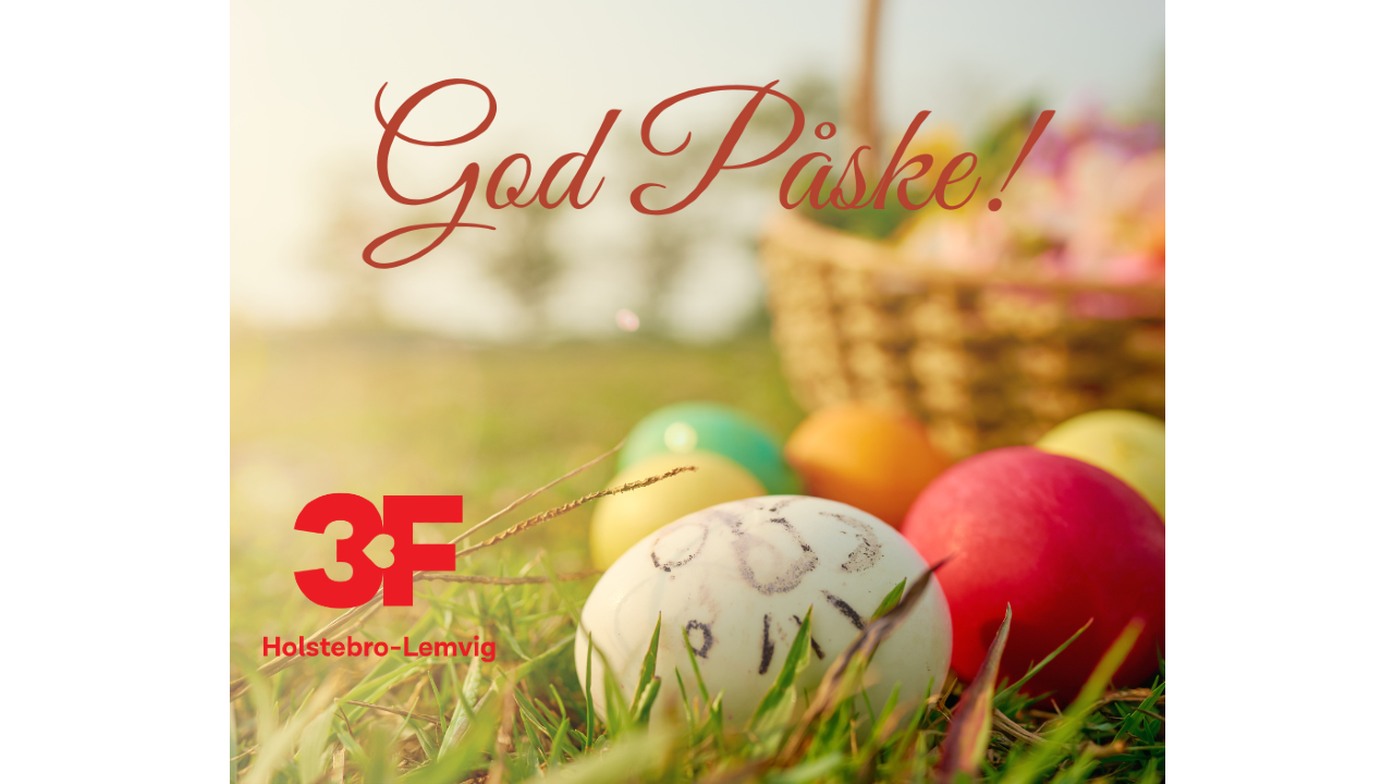 Glædelig Påske - 3F