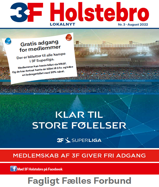 3F Holstebro Nyt Nr. 3 August 2022