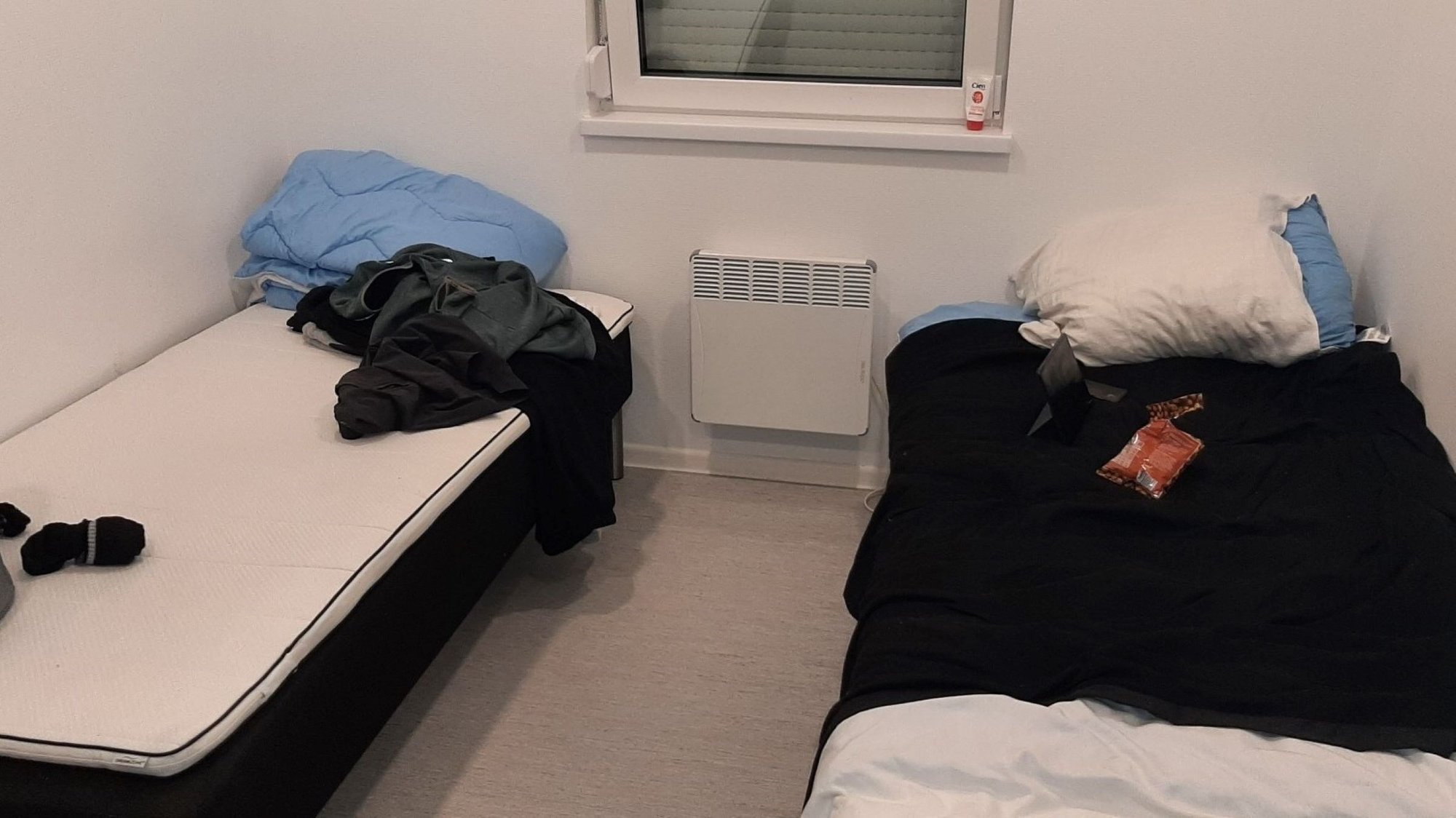 small housing with two beds 